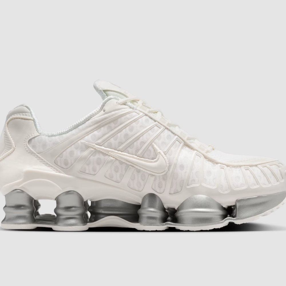 Nike white and silver Nike Shox TL 6 New